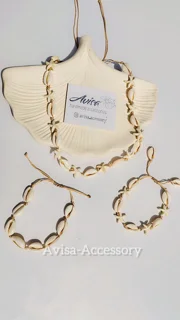 گردنبند صدف و ستاره دریایی تابستونه